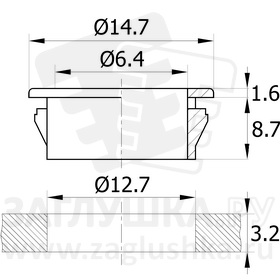 TFLF12,7x6,4-3,2