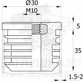 ILTFA30x1,5-2 M10